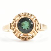 VINTAGE GOLD & TOURMALINE RING