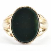 VINTAGE GOLD & BLOODSTONE SIGNET RING