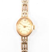 GOLD LADIES ACCURIST COCKTAIL WRIST WATCH