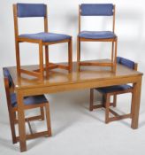 TERENCE CONRAN - MID CENTURY TEAK DINING TABLE & FOUR CHAIRS