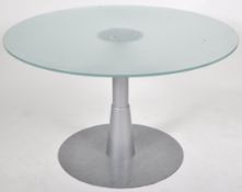 MODERN DESIGN - GLASS CIRCULAR BREAKFAST TABLE