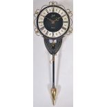 SCHATZ - ELEXACTA - 1960S GERMAN PENDULUM WALL CLOCK