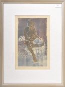 MYRTLE PIZZEY - ARTIST PROOF WOOD BLOCK PRINT IN COLOURS