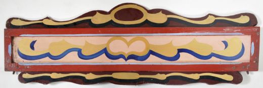 MID 20TH CENTURY 1950'S FAIRGROUND / FUNFAIR PAINTED PANEL