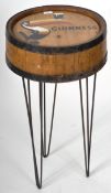 GUINNESS - CONTEMPORARY BARREL TOPPED PUB TABLE