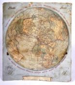 BRISTOL AEROPLANE - MID CENTURY CALENDAR WITH CENTRAL MAP