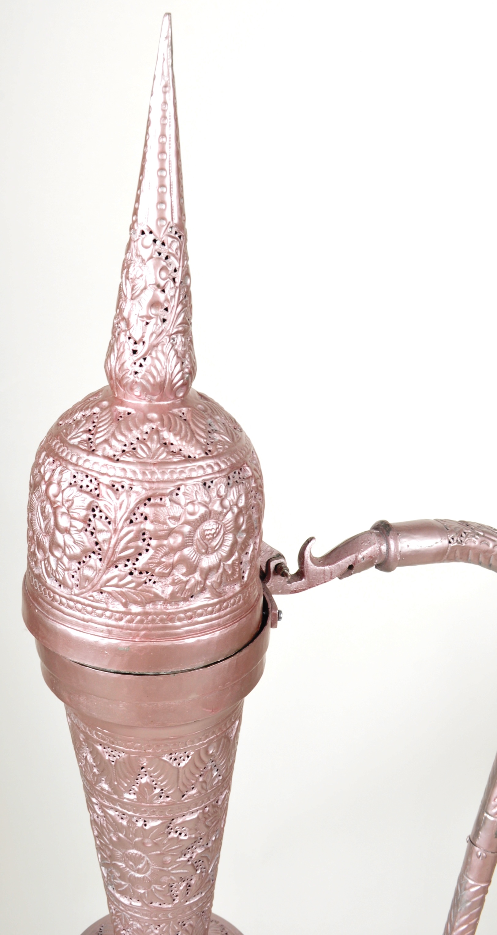 LARGE 20TH CENTURY MOROCCAN FLOOR STANDING EWER LAMP - Image 2 of 7