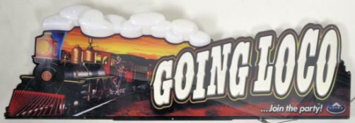 LARGE FAIRGROUND GOING LOCO TRAIN SIGN