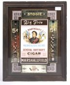 SILBERMAN & GAST - STOGIE - VINTAGE AMERICAN ADVERTISING MIRROR