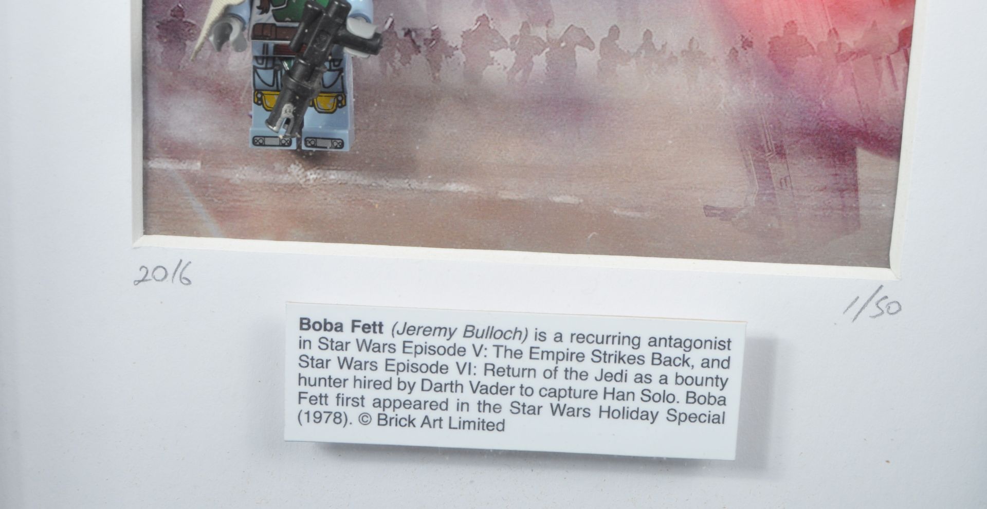 ESTATE OF JEREMY BULLOCH - STAR WARS - LEGO - SIGNED DISPLAY - Image 4 of 4
