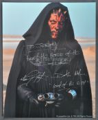 ESTATE OF JEREMY BULLOCH - STAR WARS - RAY PARK SIGNED PHOTO