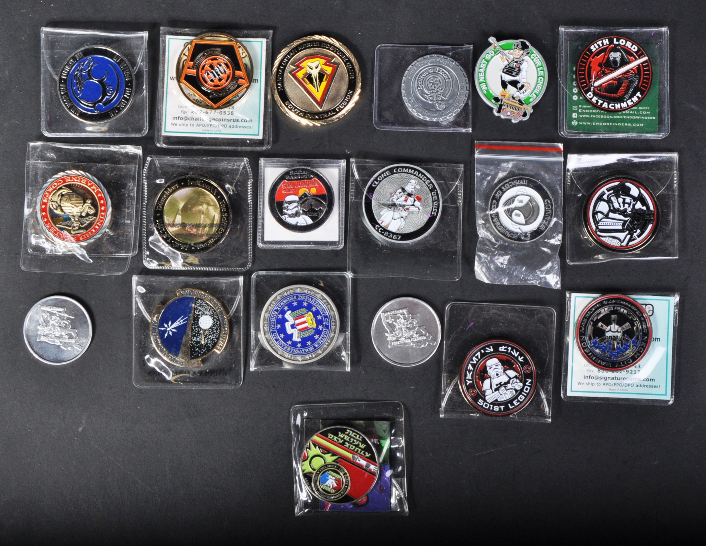 ESTATE OF JEREMY BULLOCH - STAR WARS - 501ST LEGION MEDALS