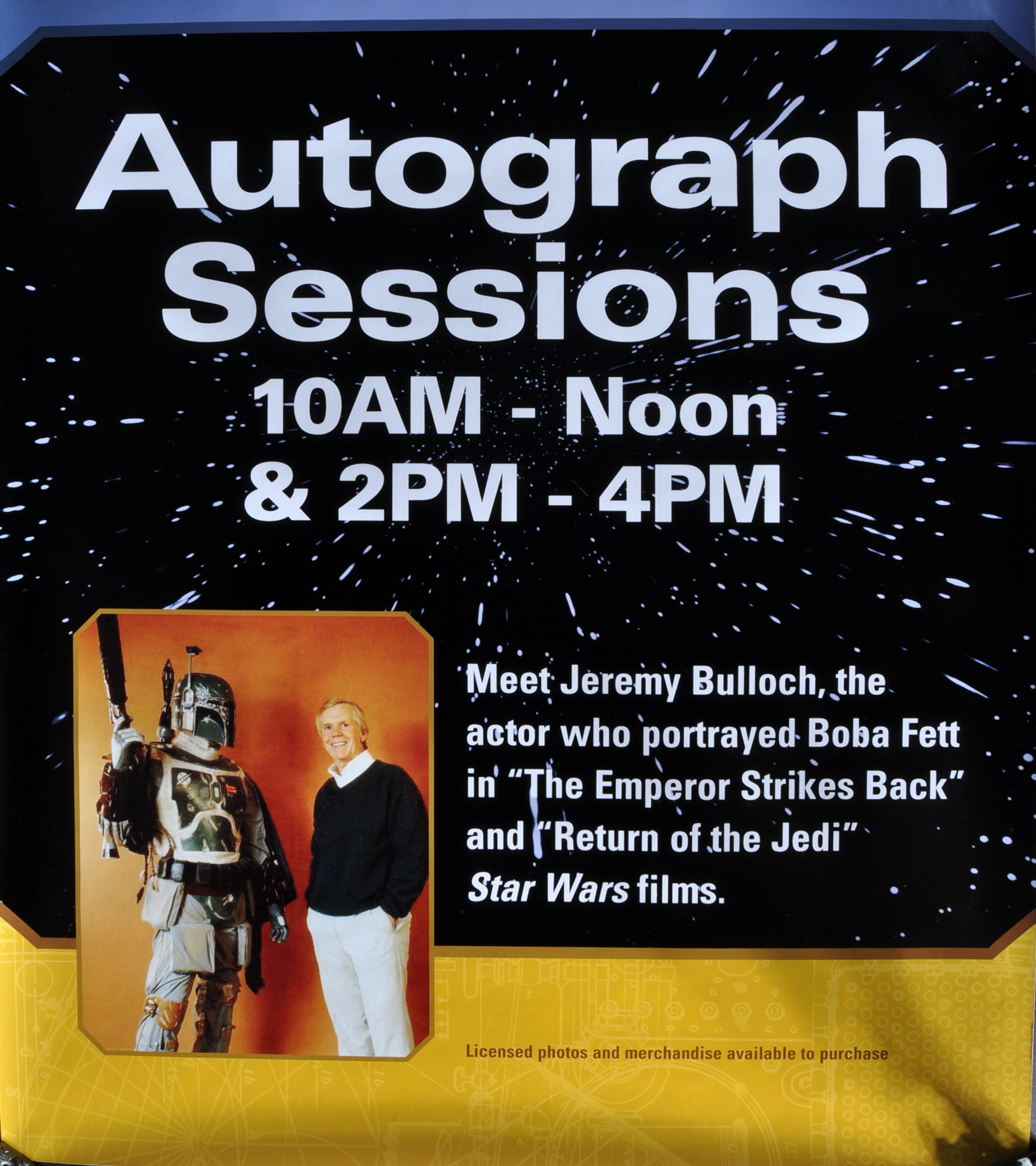 ESTATE OF JEREMY BULLOCH - STAR WARS - CONVENTION POSTERS - Image 5 of 14