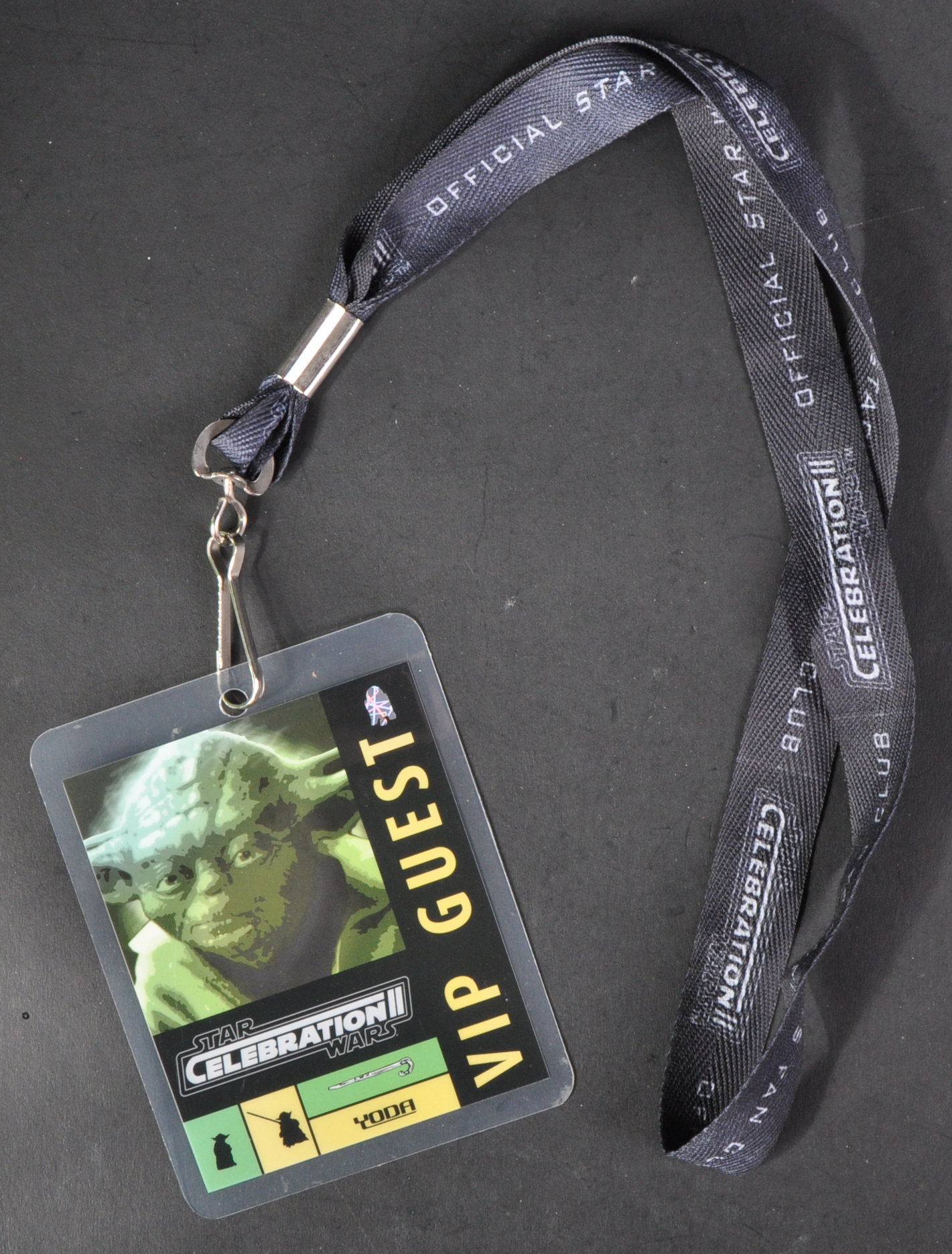 ESTATE OF JEREMY BULLOCH - STAR WARS CELEBRATION LANYARD