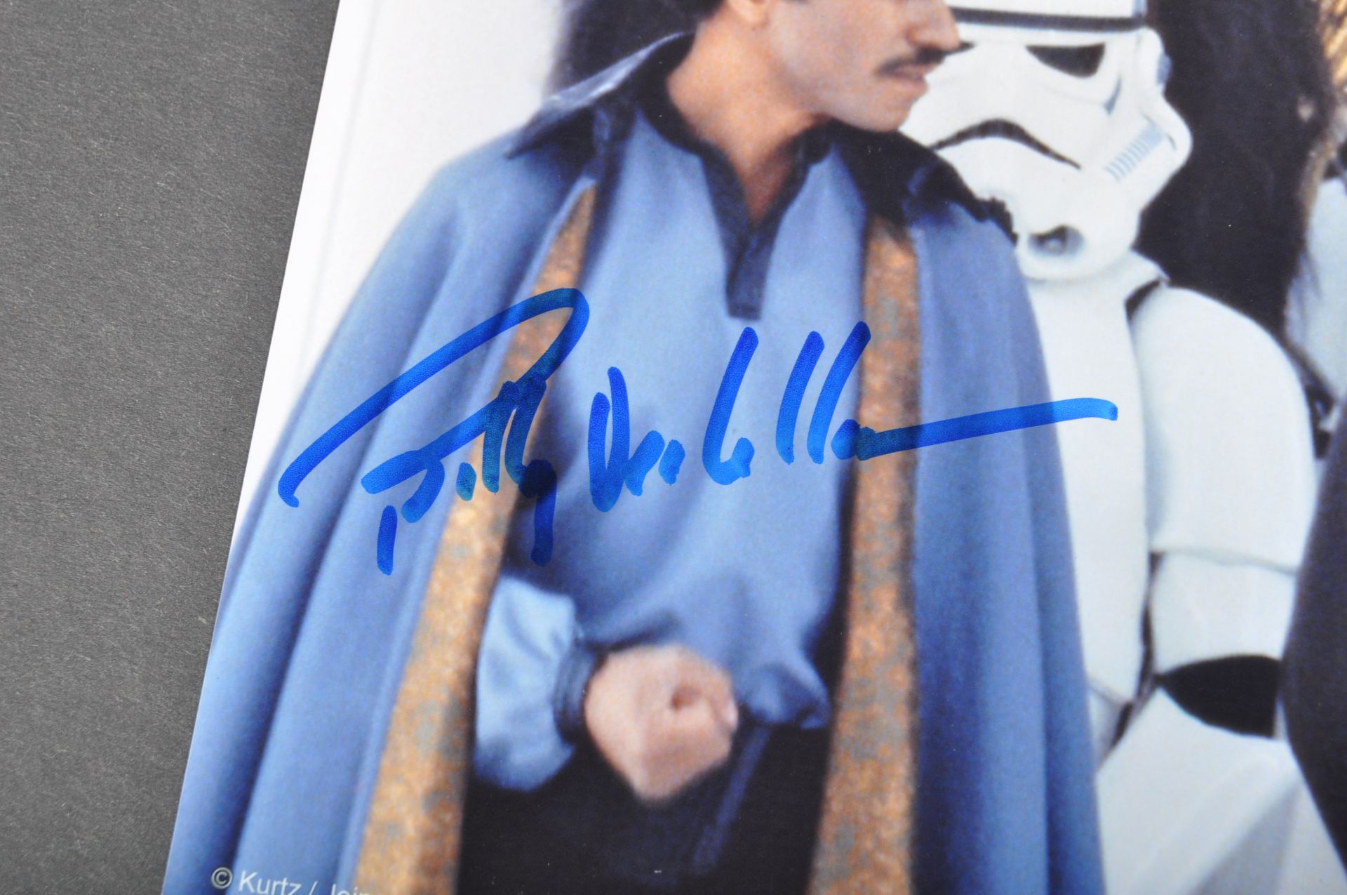 ESTATE OF JEREMY BULLOCH - STAR WARS - BILLY DEE WILLIAMS AUTOGRAPH - Image 2 of 2