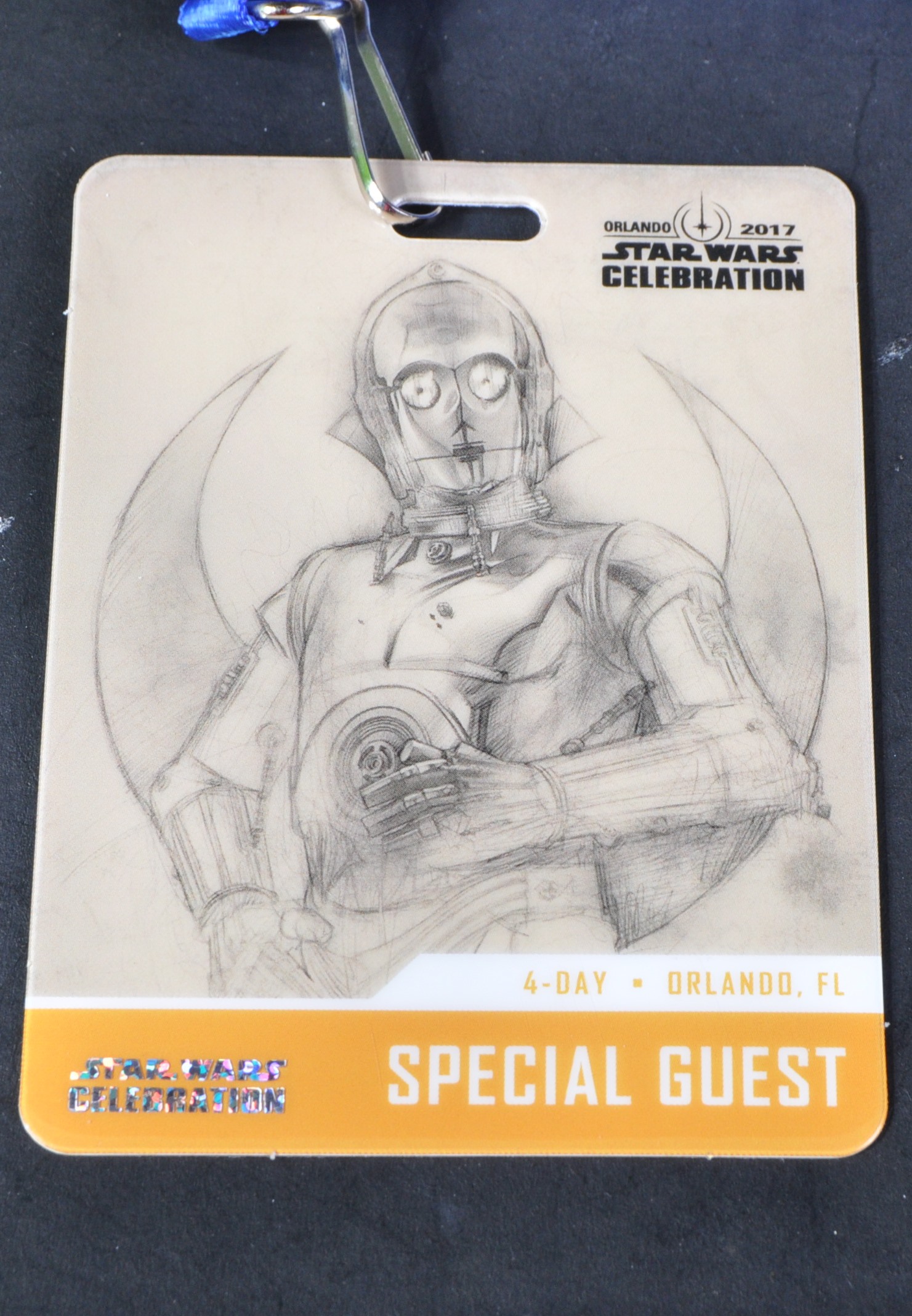 ESTATE OF JEREMY BULLOCH - STAR WARS CELEBRATION LANYARD - Image 2 of 3