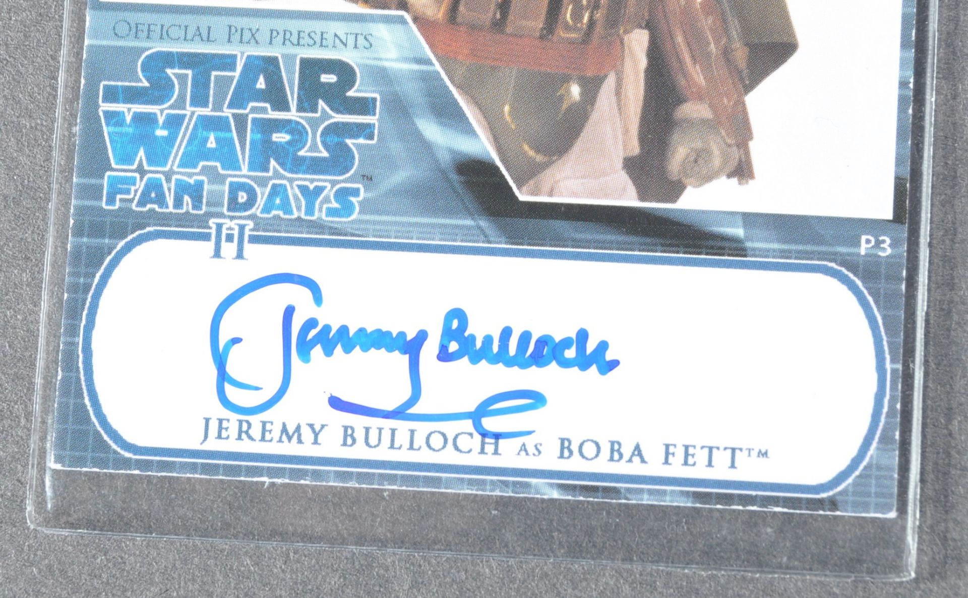 ESTATE OF JEREMY BULLOCH - STAR WARS - SIGNED TRADING CARD - Image 2 of 3