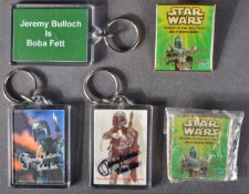 ESTATE OF JEREMY BULLOCH - STAR WARS - AUTOGRAPHED KEYCHAINS