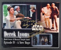 ESTATE OF JEREMY BULLOCH - STAR WARS - DEREK LYONS AUTOGRAPH