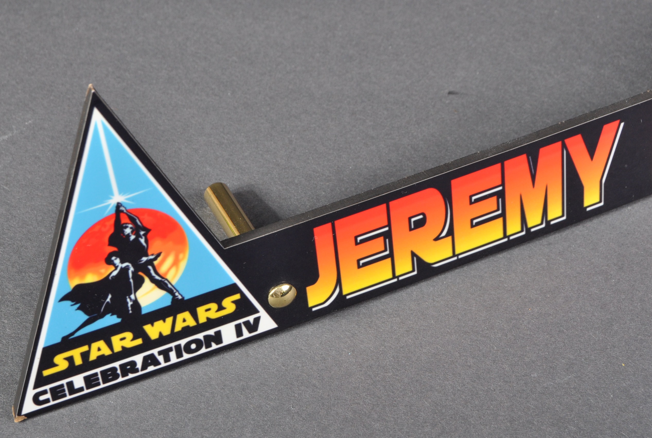 ESTATE OF JEREMY BULLOCH - STAR WARS CELEBRATION - PLAQUE - Image 3 of 3