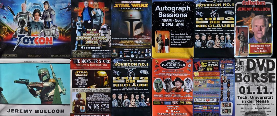 ESTATE OF JEREMY BULLOCH - STAR WARS - CONVENTION POSTERS