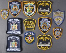 ESTATE OF JEREMY BULLOCH - AMERICAN POLICE CLOTH PATCHES