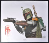 ESTATE OF JEREMY BULLOCH - STAR WARS - BOBA FETT ARTWORK