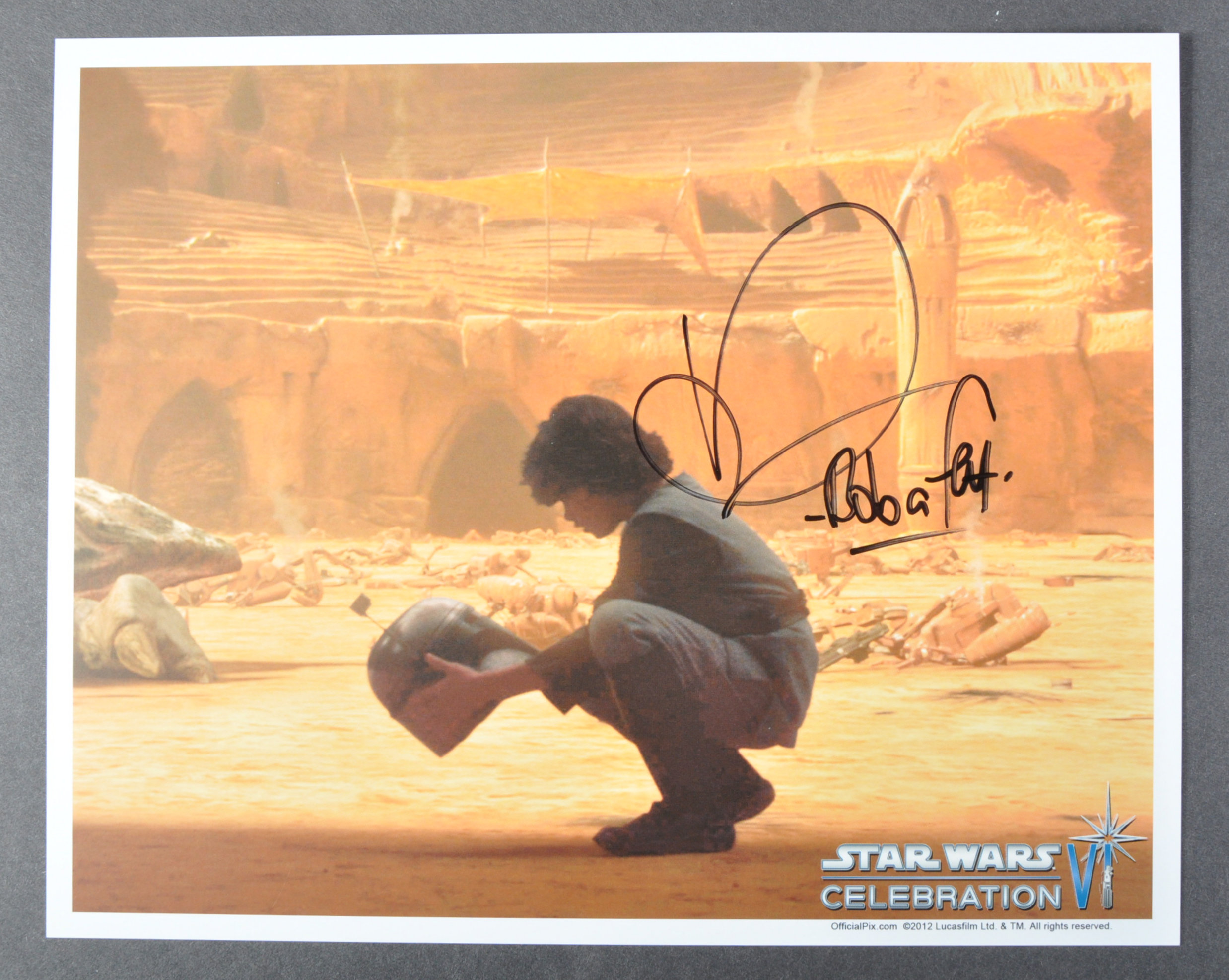 ESTATE OF JEREMY BULLOCH – STAR WARS – OFFICIAL PIX SIGNED PHOTO