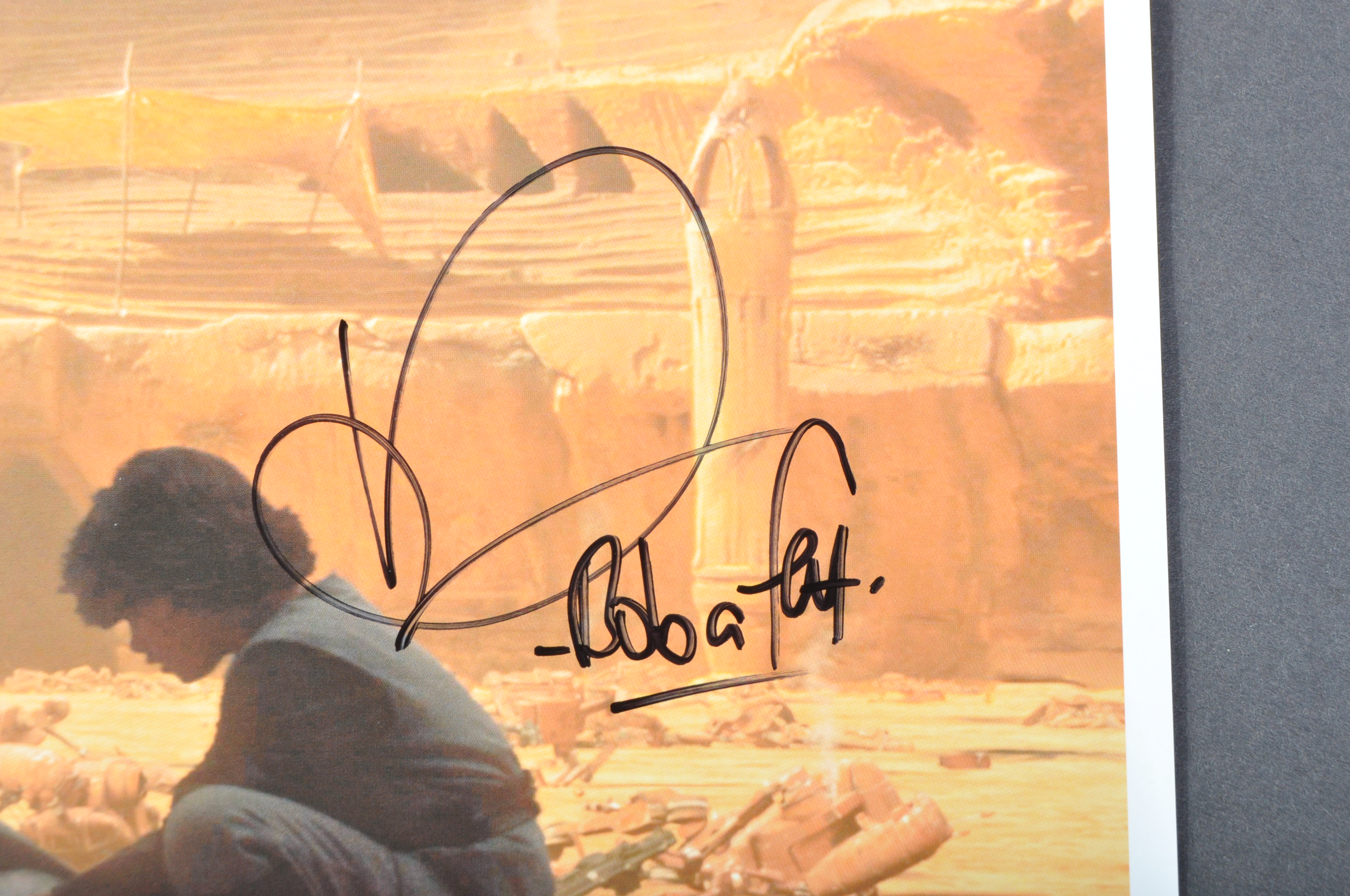 ESTATE OF JEREMY BULLOCH – STAR WARS – OFFICIAL PIX SIGNED PHOTO - Image 2 of 2