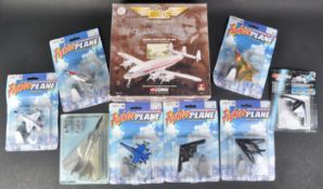 COLLECTION OF AVIATION THEMED DIECAST MODELS