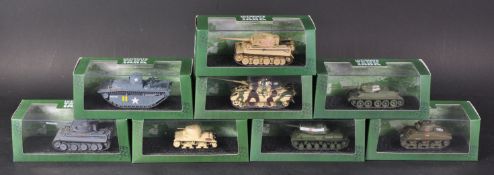 COLLECTION OF ATLAS EDITIONS DIECAST MODEL TANKS