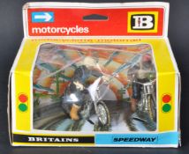 VINTAGE BRITAINS DIECAST SPEEDYWAY MOTORCYCLES