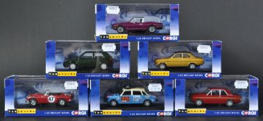 COLLECTION OF CORGI VANGUARDS 1/43 SCALE DIECAST MODEL CARS