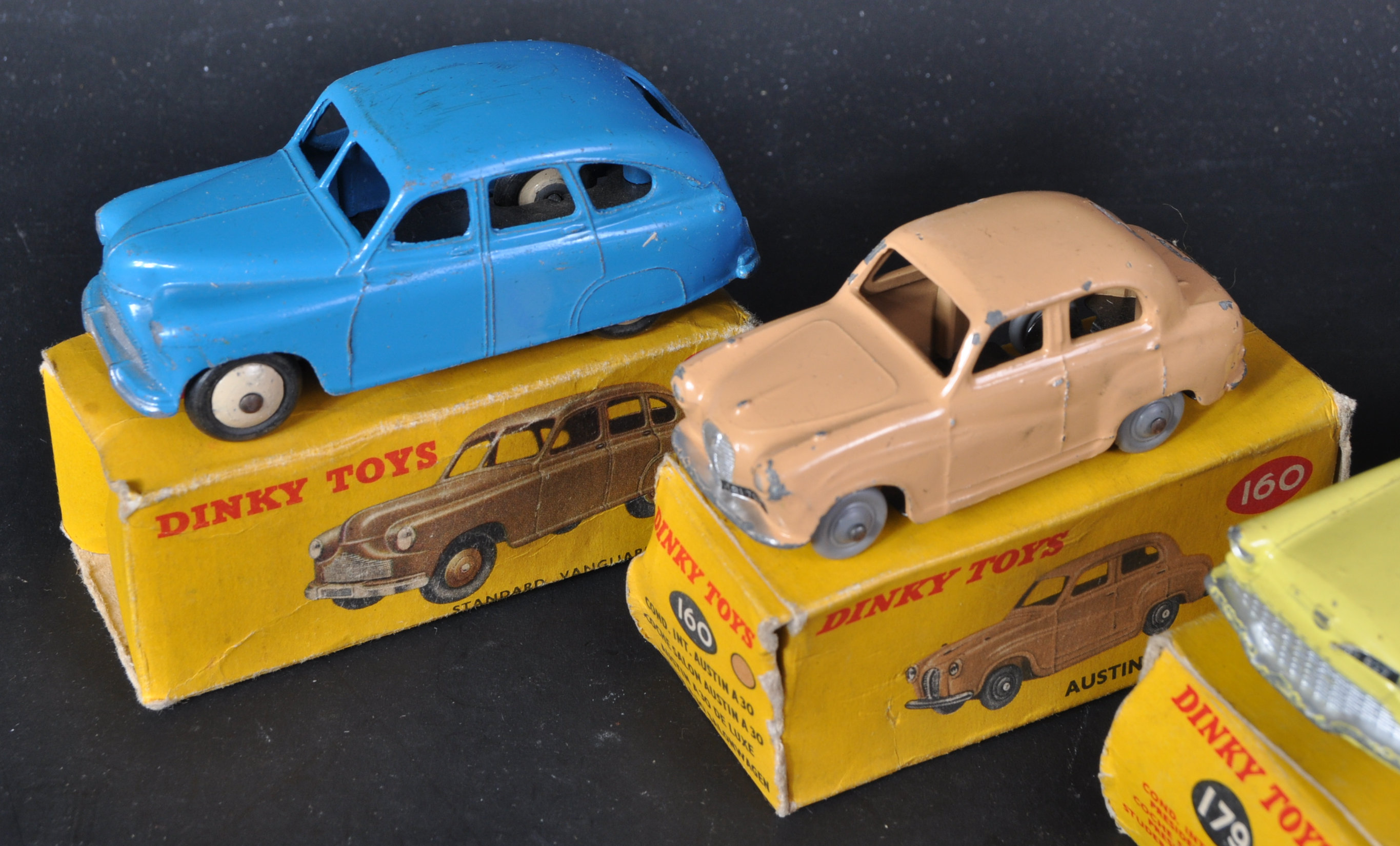 COLLECTION OF X4 VINTAGE DINKY TOYS DIECAST MODEL CARS - Image 2 of 12