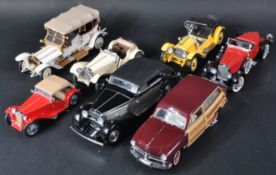 COLLECTION OF FRANKLIN MINT 1/24 SCALE DIECAST MODEL CARS