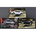 COLLECTION OF X3 JAMES BOND MOTORISED LIGHTS & SOUNDS REPLICA MODEL