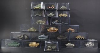 COLLECTION OF ASSORTED DIECAST MODEL TANKS