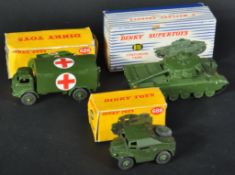 COLLECTION OF VINTAGE DINKY TOYS MILITARY DIECAST MODELS