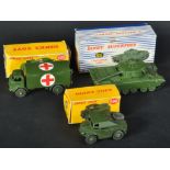 COLLECTION OF VINTAGE DINKY TOYS MILITARY DIECAST MODELS