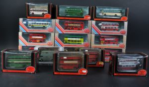 LARGE COLLECTION OF ASSORTED EFE DIECAST MODEL BUSES