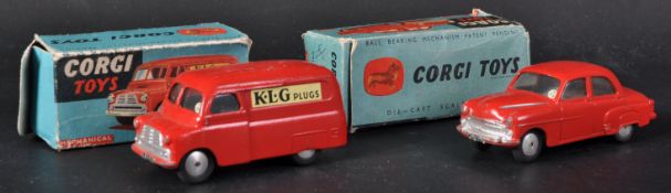 TWO VINTAGE CORGI TOYS DIECAST MECHANICAL MODELS