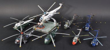COLLECTION OF ASSORTED CORGI DIECAST MODEL HELICOPTERS