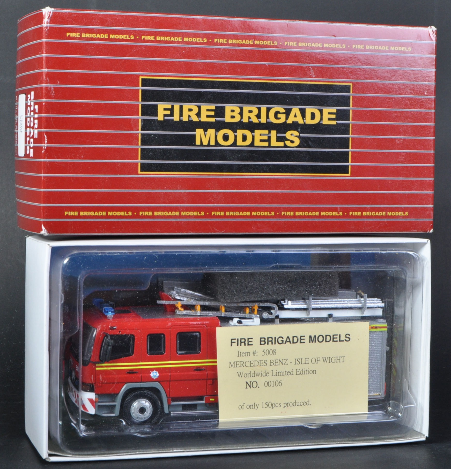 FIRE BRIGADE MODELS 1/50 SCALE DIECAST MODEL FIRE ENGINE