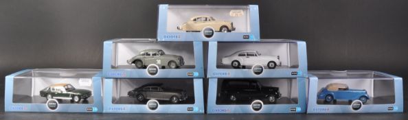 COLLECTION OF X7 OXFORD DIECAST 1/43 SCALE MODEL CARS