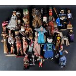 LARGE COLLECTION OF VINTAGE DOLLS OF TRIBAL INTEREST