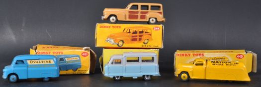 COLLECTION OF X4 VINTAGE DINKY TOYS DIECAST VEHICLES