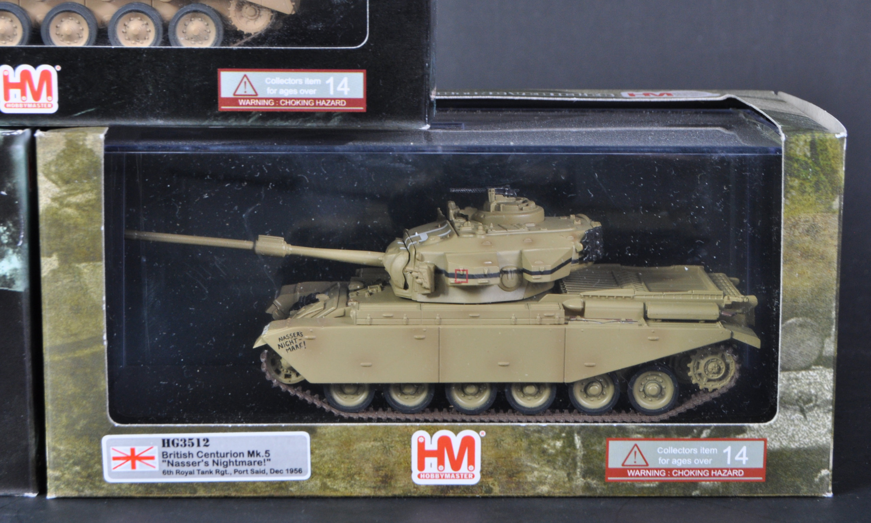 COLLECTION OF X5 HOBBY MASTERS DIECAST MODEL TANKS - Image 4 of 7