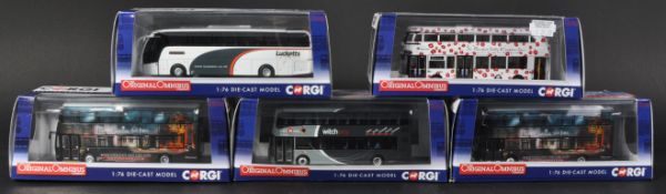 COLLECTION OF CORGI ORIGINAL OMNIBUS DIECAST BUSES