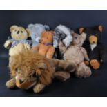 COLLECTION OF X7 VINTAGE SOFT TOY TEDDY BEARS