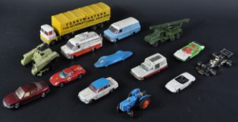 COLLECTION OF VINTAGE DINKY AND CORGI TOYS DIECAST MODEL CARS